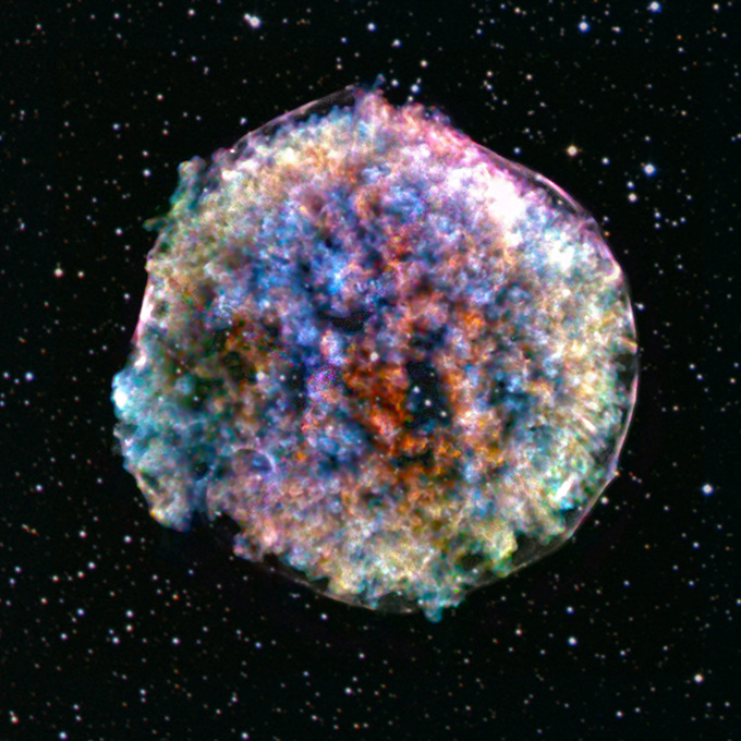 image of dead star Tycho's Remnant