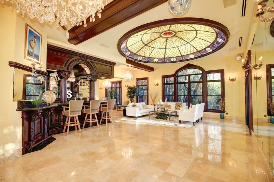 The ballroom at 4434 Mapel Lane in Carmichael.