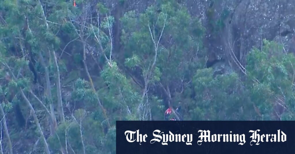 Rescue under way after man plunges down mountain