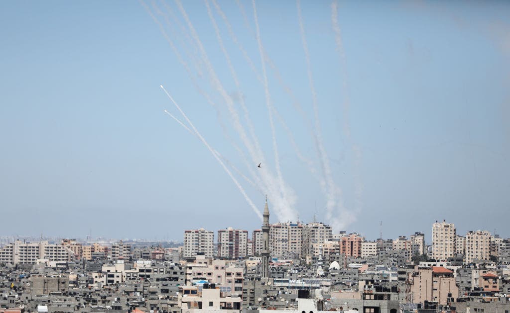 Hamas launches rocket barrage into Israel from Rafah, sounding alarms in Tel Aviv