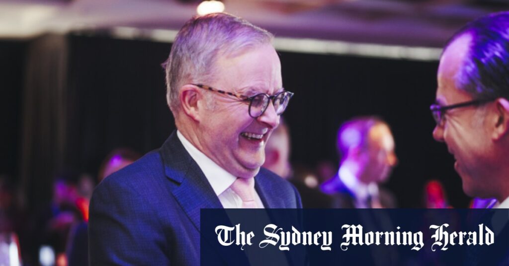 Anthony Albanese open for business