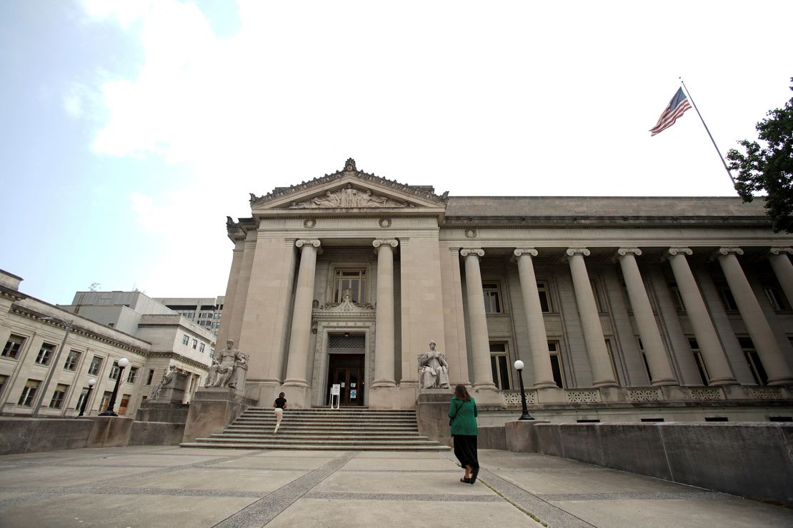 A general view of the Shelby County Courthouse in Memphis, Tennessee, U.S. May 22, 2024.