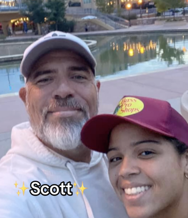 Closeup of Scott and Fallon