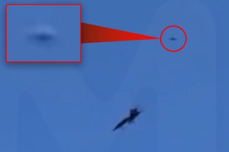 UFO spotted during Blue Angels air show over New York beach