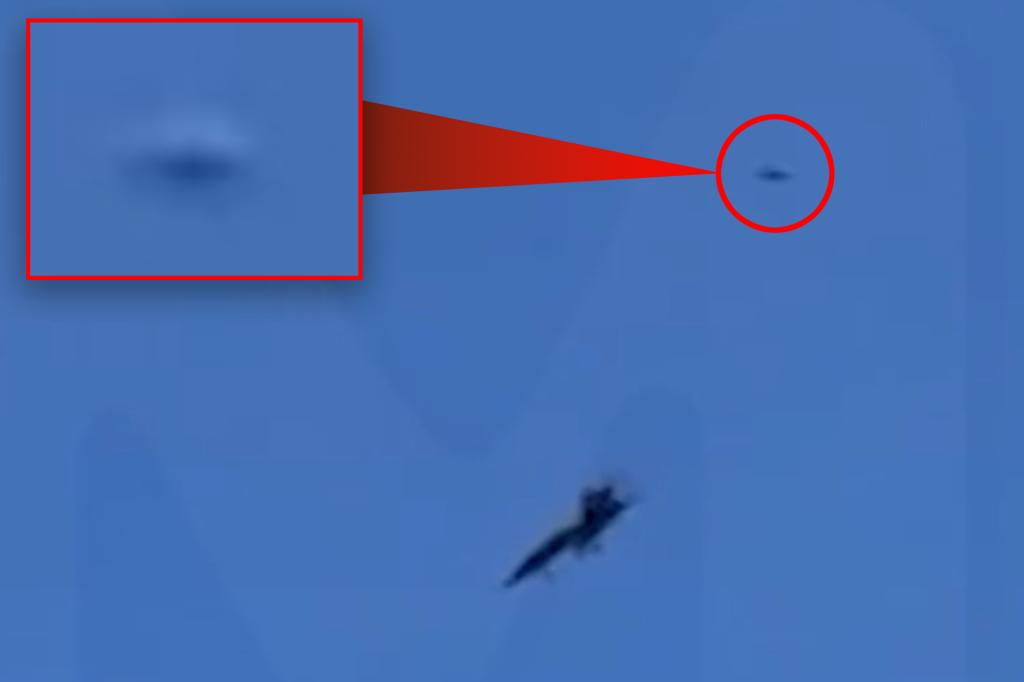 UFO spotted during Blue Angels air show over New York beach