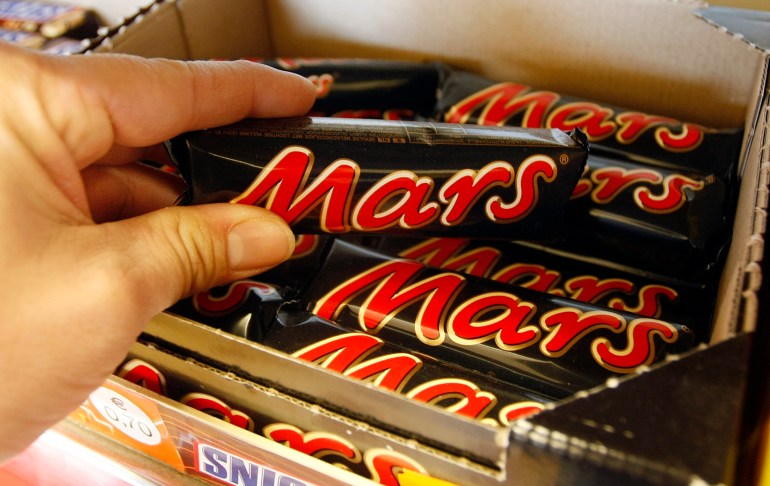 Mars chocolate bars