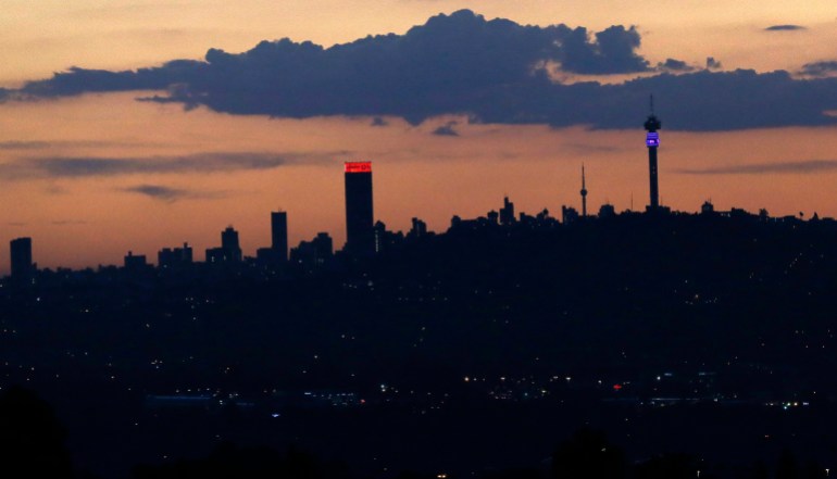 Johannesburg's skyline
