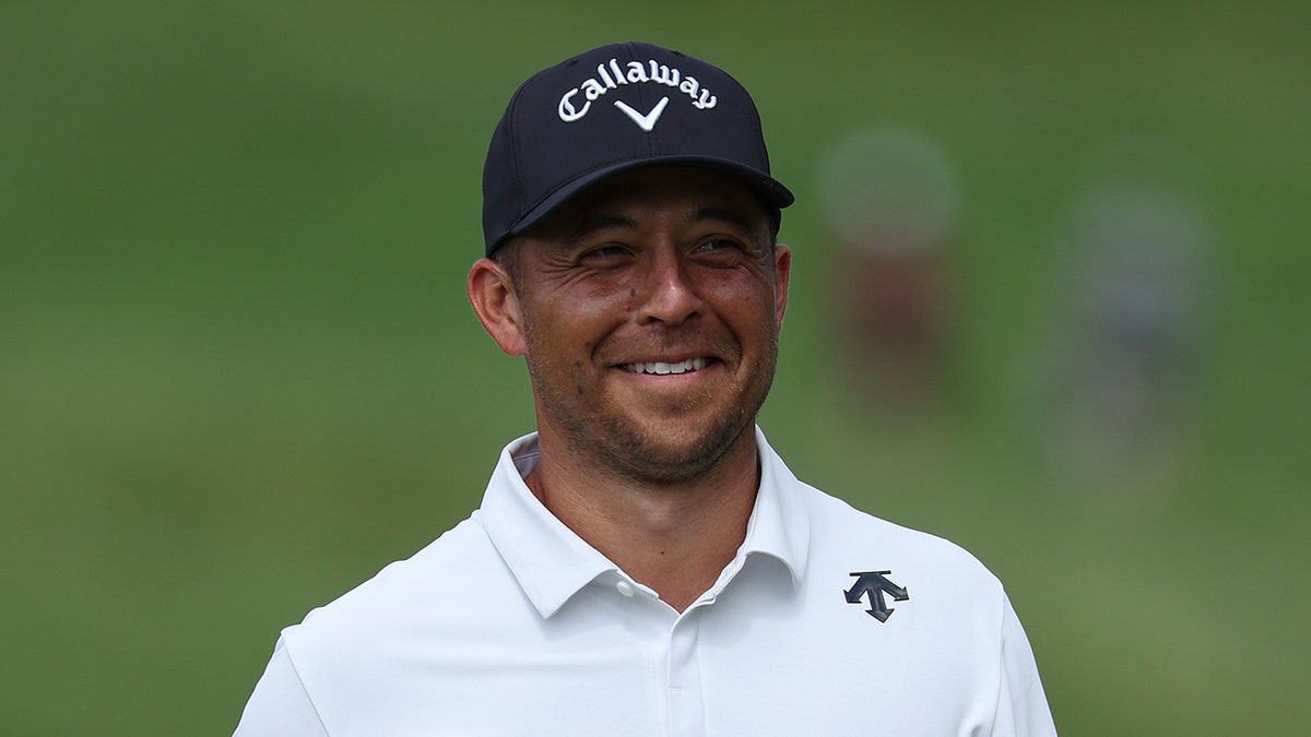 Xander Schauffele smiles