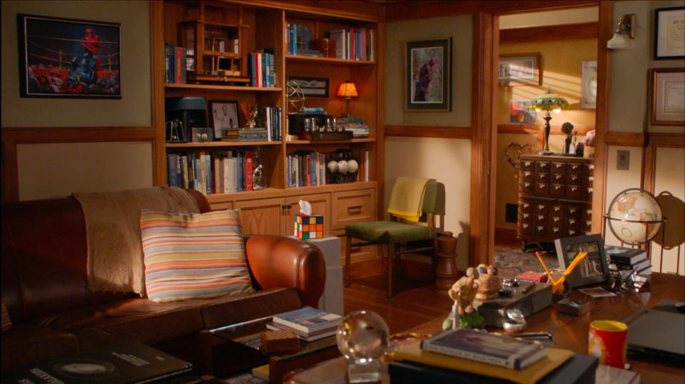 Sheldon's ‘new’ but also ‘old’ home office.