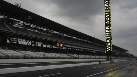 NBC briefly lost signal during Indy 500 pre-race coverage because of severe weather