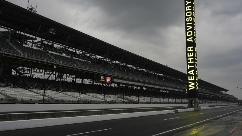 NBC briefly lost signal during Indy 500 pre-race coverage because of severe weather