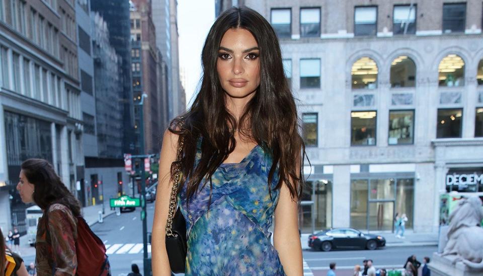 Emily Ratajkowski in a dress