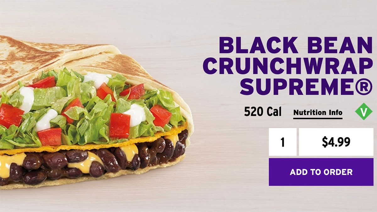 black bean crunchwrap