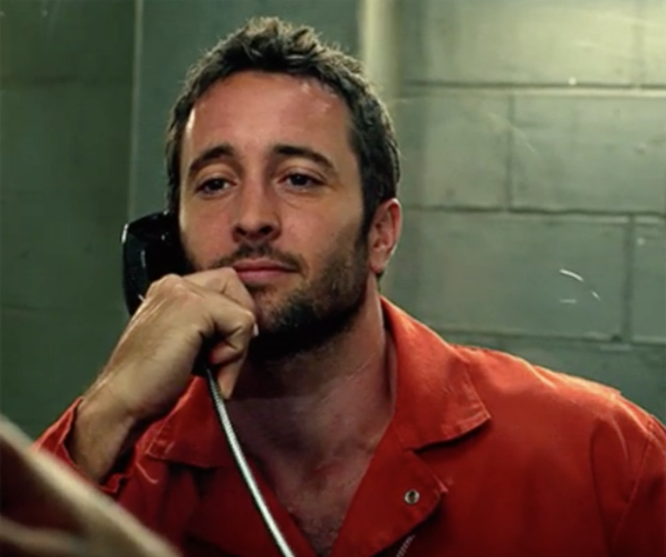 a prisoner on the phone