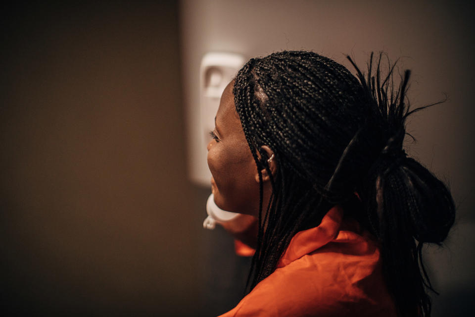 a prisoner on the phone