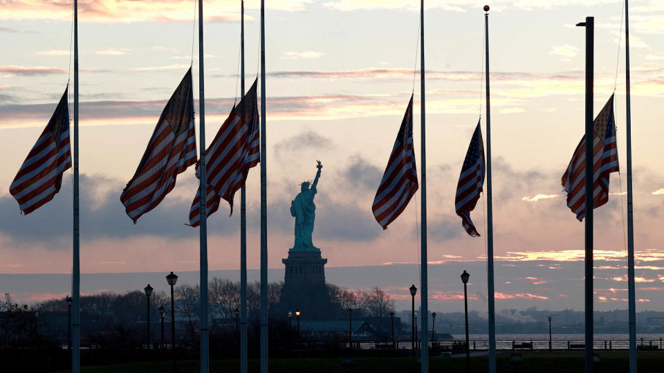 Flags (Luiz C. Ribeiro / NY Daily News via Getty Images)
