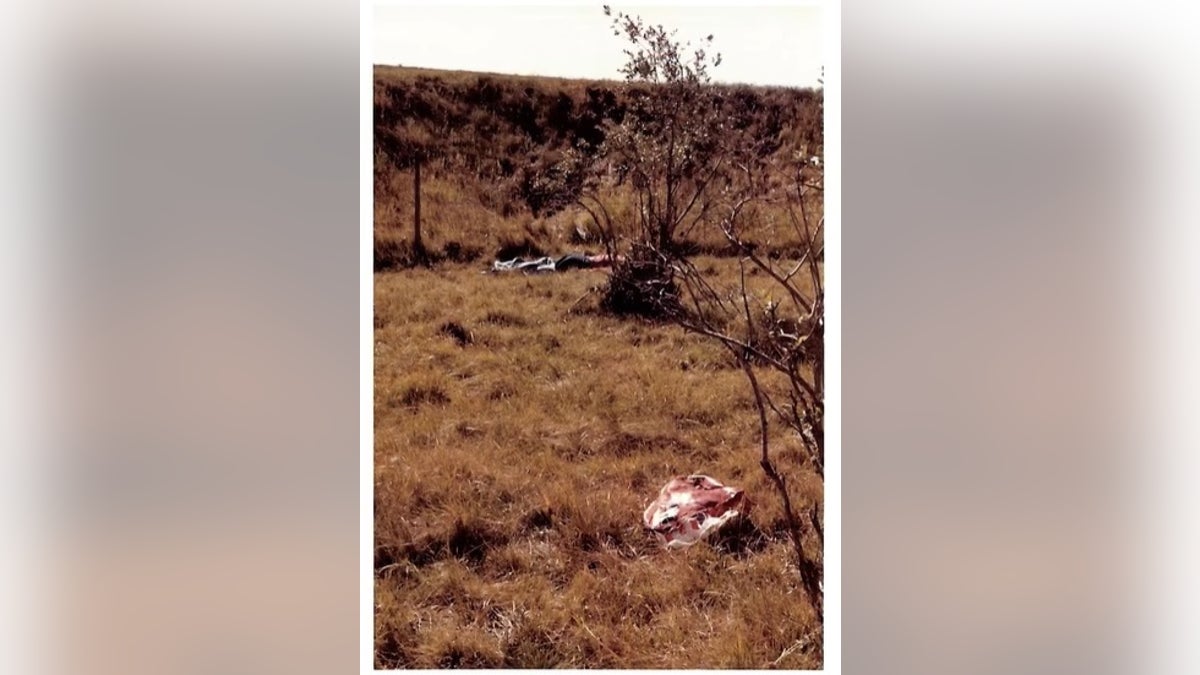Crime scene photo of one of Gary Allen Srery's dumping grounds.