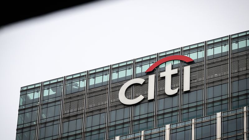Fat-finger trade? Citigroup fined for nearly dumping $189 billion of stocks by accident