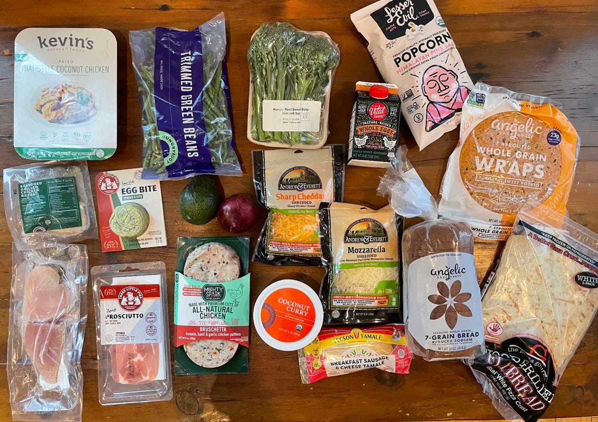 hungryroot groceries on table