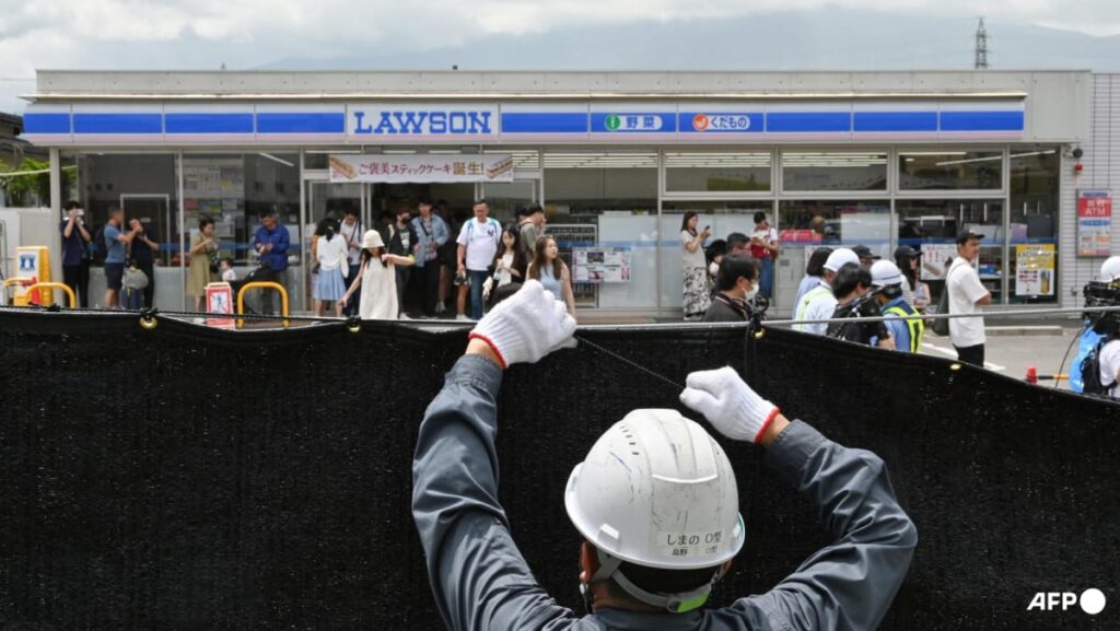 Holes poked in Mount Fuji barrier, Japan town says