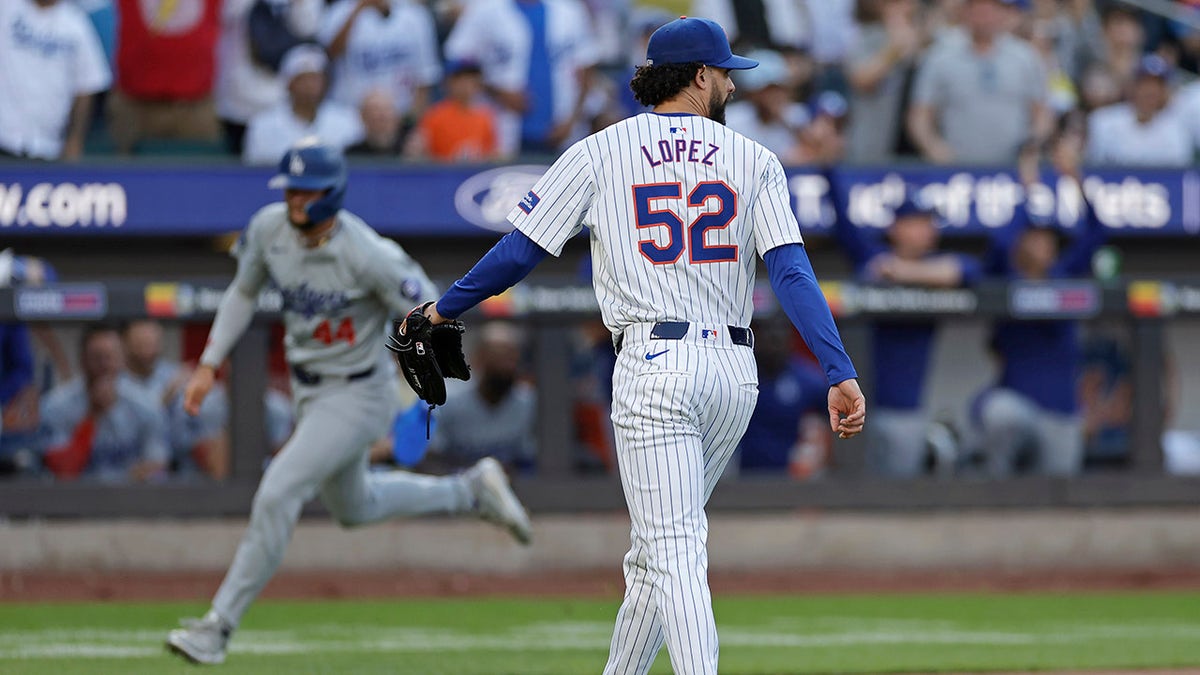Jorge Lopez with Mets