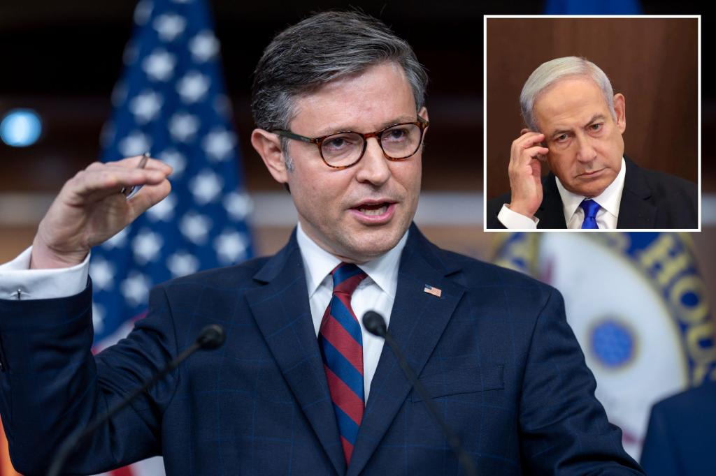 Israel’s Netanyahu to address US Congress soon, Johnson says