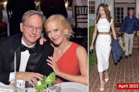 NYC’s former ‘hottest bachelor’ Eric Schmidt, 69, spotted with wife — after plowing $100M into 30-year-old girlfriend’s company