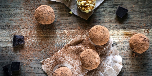 Almond Hemp Chocolate Truffles