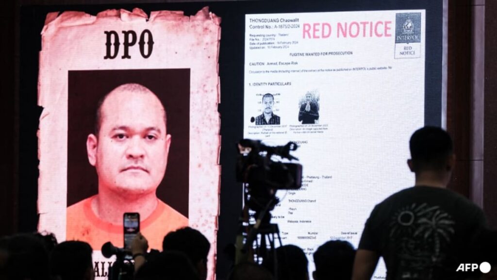 Indonesia arrests ‘most wanted’ Thai fugitive