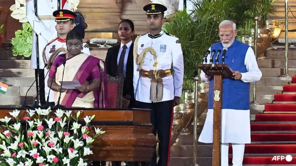 India’s Modi sworn in as prime minister for historic third term