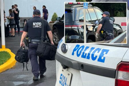 Gun-wielding crook steals bag of $250K cash from man outside NYC airport hotel: police