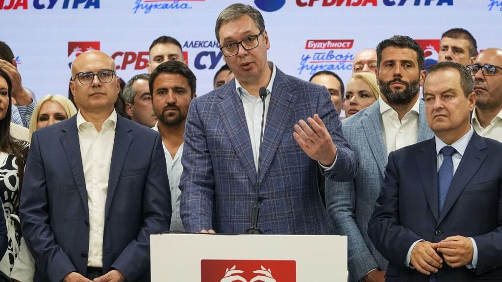 Serbia’s ruling Progressive Party claims victory in municipal election