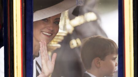 Kate Middleton appeared