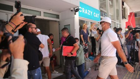 Thirteen in court after yacht’s fireworks spark Greek island blaze