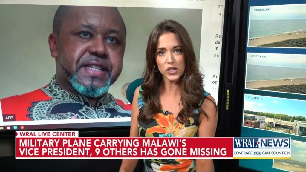 A military plane carrying Malawi’s vice president has gone missing and a search is underway