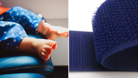 Mom’s viral video of baby uniquely fastened to airplane seat ignites fiery debate on social media