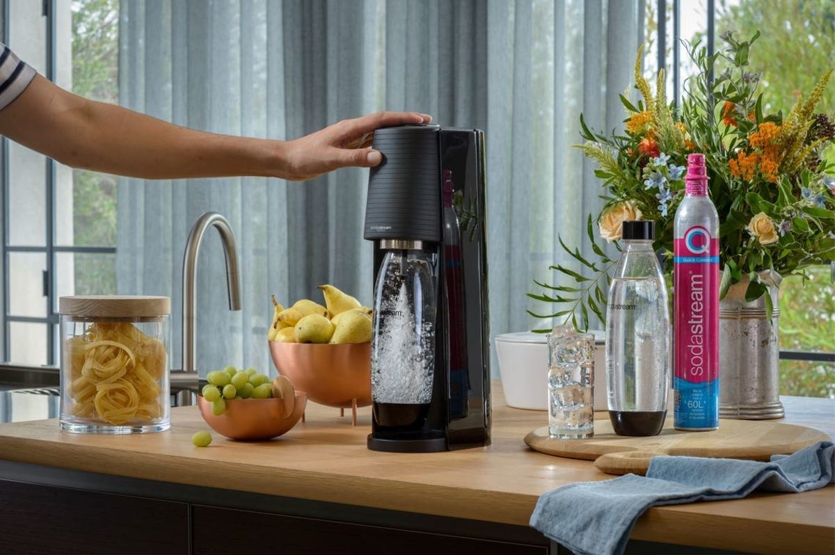 sodastream terra on kitchen counter