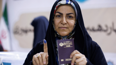 Voting underway in Iran’s presidential election following leader’s death in helicopter crash