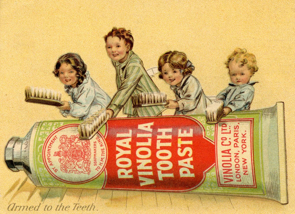 Before toothpaste, what was used to clean teeth? Powdered ashes and other historical dental hygiene methods
