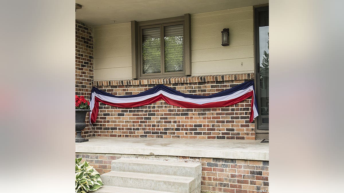 Flag bunting makes the perfect addition to any July 4th party.