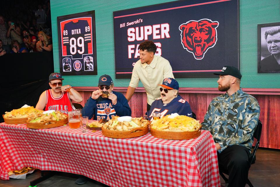 Chiefs quarterback Patrick Mahomes also made an appearance during the Big Slick sketch.