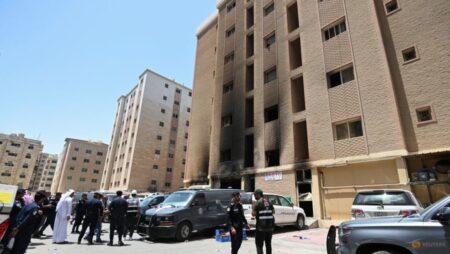 Kuwait makes arrests over deadly fire that left 50 dead as Indian families mourn