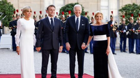 Dr. Jill Biden Opts for French Fashion—with an American Touch—at the State Dinner in France