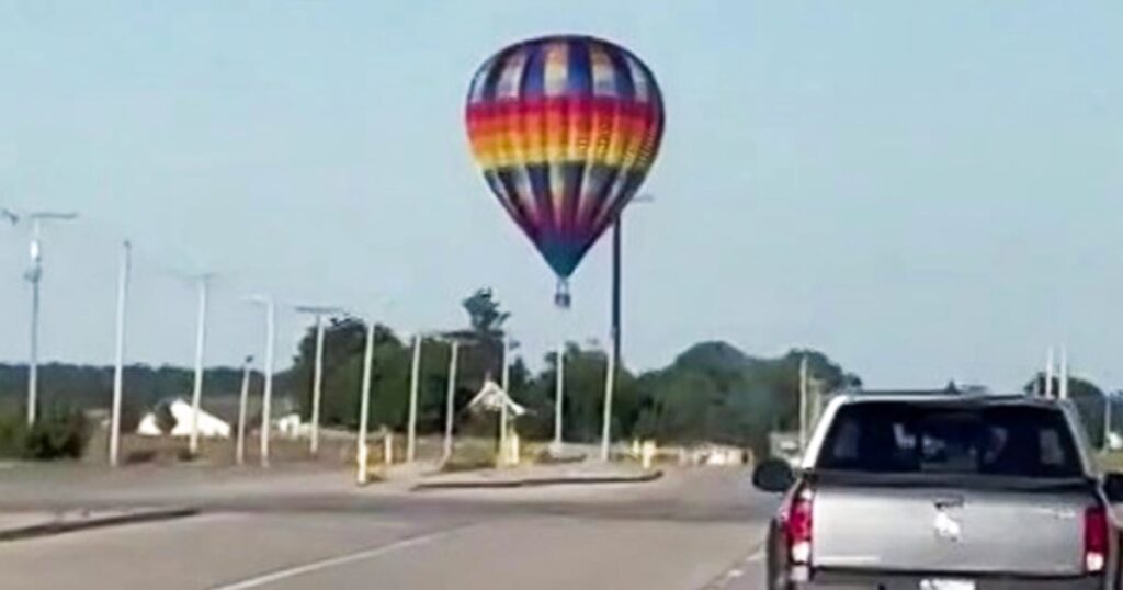 3 people in hot air balloon hospitalized with serious electrical injuries after passing power lines