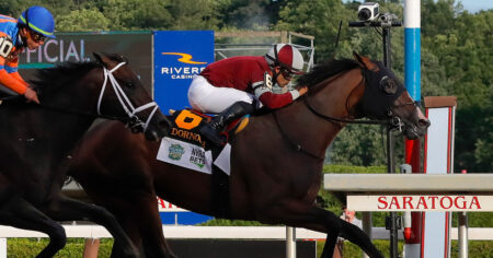 Dornoch wins the 2024 Belmont Stakes