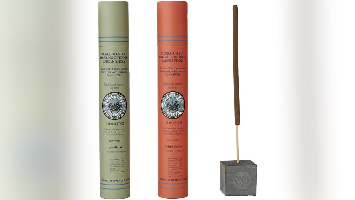 Incense provides a nice smelling bug repellant.