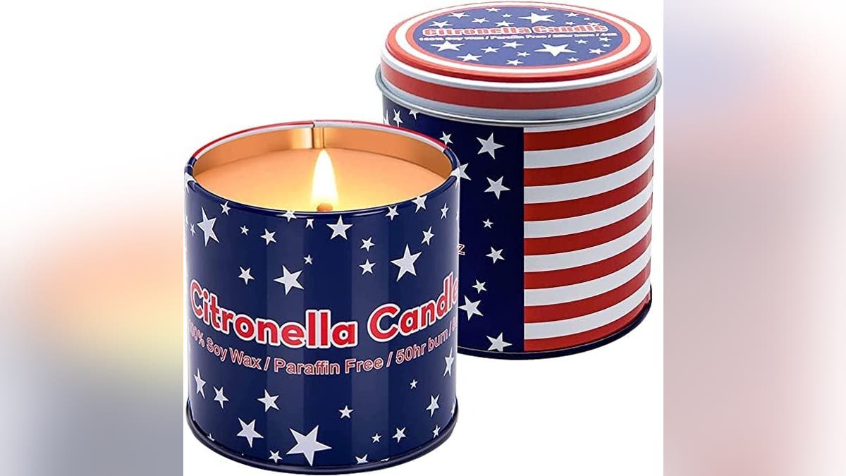 Citronella keeps mosquitoes and other bugs away.