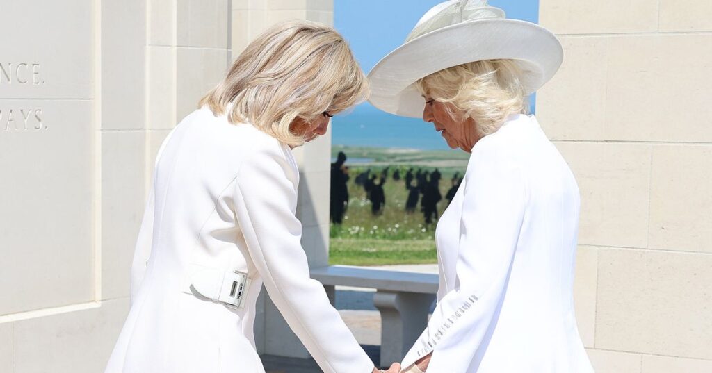 Queen Camilla And Brigitte Macron’s Hand-Hold Weirdness Has Observers Up In Arms