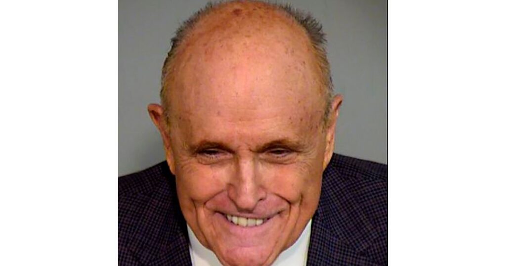 Rudy Giuliani Processed In Arizona In Fake Electors Scheme