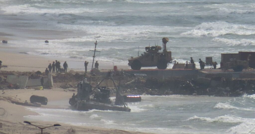 U.S. Removing Its Pier From Gaza Coast Again Due To Weather